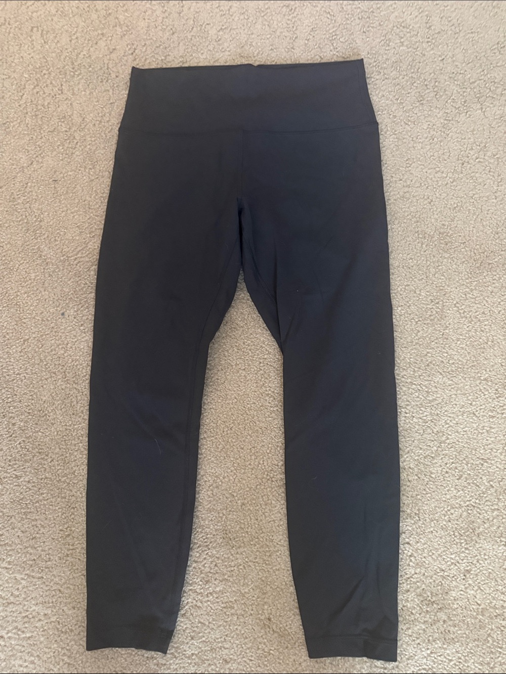 Lululemon wander train leggings 12 black like new